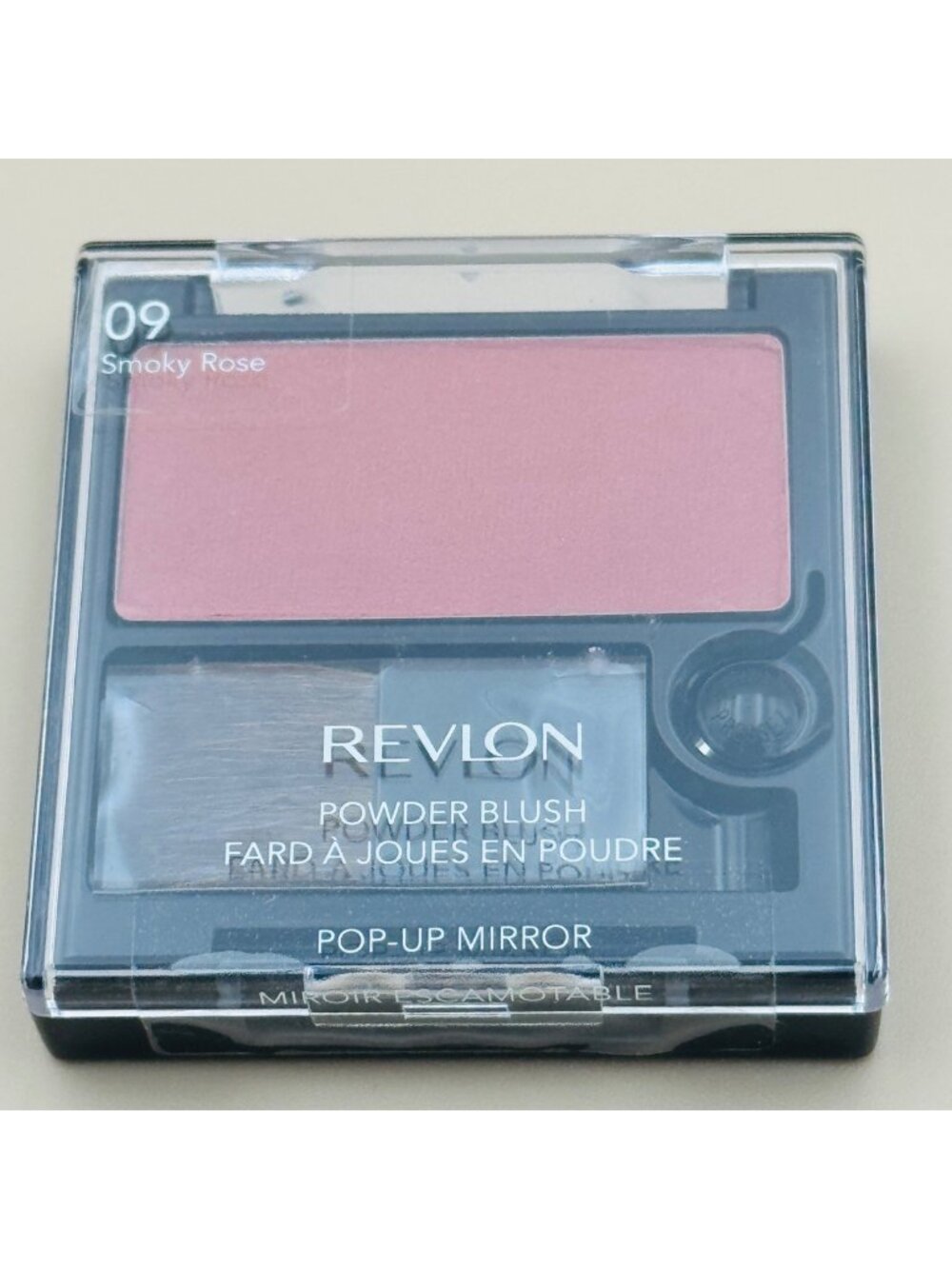 Revlon Powder Blush 09 Smoky Rose With Pop-Up Mirror Sealed Discontinued Shade